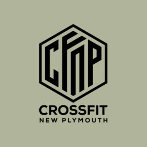 CrossFit New Plymouth - Mens Hoodie (B/W Logo) Design
