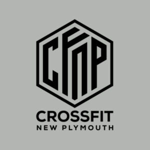 CrossFit New Plymouth - Ladies Hoodie (B/W Logo) Design